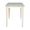 International Concepts Rectangle Solid Wood Top Table, Unfinished, 30 W, 48 L, 36 in H, Wood, Unfinished K-3048-36S - alternate 3